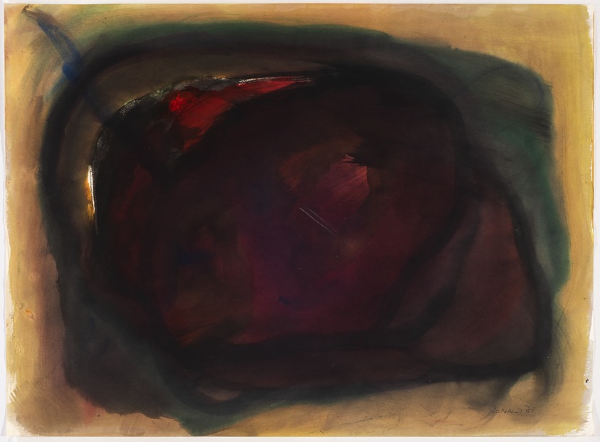 William Ronald (Canadian, 1926-1998). <em>Untitled</em>, 1958. Watercolor, sheet: 22 3/8 × 30 5/16 in. (56.8 × 77 cm). Brooklyn Museum, Charles Stewart Smith Memorial Fund, 59.95. © artist or artist's estate (Photo: Brooklyn Museum Photograph, 59.95_PS11.jpg)