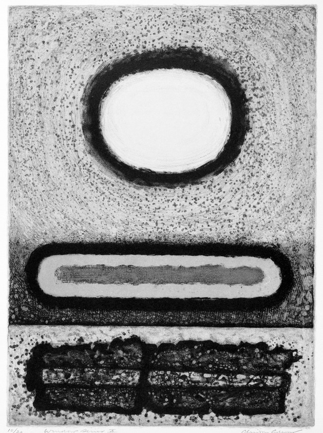 Clinton Adams (American, 1918-2002). <em>Window Series X</em>, 1960; published 1961. Lithograph on paper, Sheet: 18 1/8 x 15 in. (46 x 38.1 cm). Brooklyn Museum, Dick S. Ramsay Fund, 61.211.11. © artist or artist's estate (Photo: Brooklyn Museum, 61.211.11_bw.jpg)