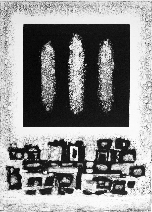 Clinton Adams (American, 1918-2002). <em>Window Series IV</em>, 1960; published 1961. Lithograph on paper, Sheet: 18 1/8 x 15 in. (46 x 38.1 cm). Brooklyn Museum, Dick S. Ramsay Fund, 61.211.5. © artist or artist's estate (Photo: Brooklyn Museum, 61.211.5_bw.jpg)