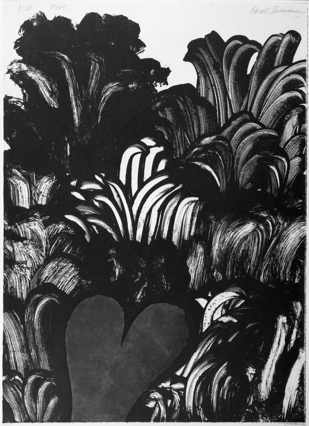Carol Summers (American, born 1925). <em>Pool</em>, 1967. Lithograph and stencil on paper, 29 1/8 x 21 1/8 in. (74 x 53.7 cm). Brooklyn Museum, Caroline H. Polhemus Fund, 67.148.8. © artist or artist's estate (Photo: Brooklyn Museum, 67.148.8_acetate_bw.jpg)