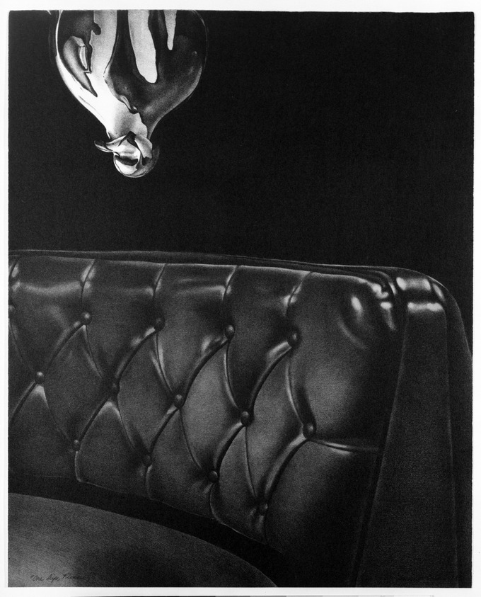 Jim Butler (American, born 1946). <em>One Dip Please</em>, 1973. Lithograph, 22 7/8 x 18 1/2 in. (58.1 x 47 cm). Brooklyn Museum, A. Augustus Healy Fund, 74.132.1. © artist or artist's estate (Photo: Brooklyn Museum, 74.132.1_bw.jpg)