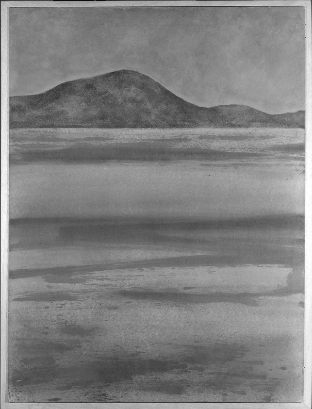 Augustus Peck (American, 1906-1975). <em>Landscape, Truro, Cape Cod</em>, 1960. Oil on chipboard, 40 × 30 in. (101.6 × 76.2 cm). Brooklyn Museum, Gift of the artist, 75.71. © artist or artist's estate (Photo: Brooklyn Museum, 75.71_bw.jpg)