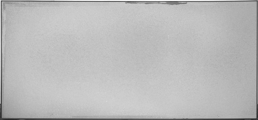 Jules Olitski (American, born Russia, 1922-2007). <em>Ninth Loosha</em>, 1970. Acrylic on Cotton Duck, 82 x 177 in. (208.3 x 449.6 cm). Brooklyn Museum, Gift of Samuel Lindenbaum, 76.193. © artist or artist's estate (Photo: Brooklyn Museum, 76.193_bw.jpg)