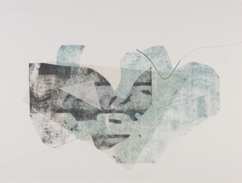 Bimal Banerjee (American, born India, 1939). <em>Natural Translpine</em>, 1977. Origami collage of rice paper, carbon transfer, emboss and pencil-stencil, sheet: 20 1/8 × 26 1/16 in. (51.1 × 66.2 cm). Brooklyn Museum, Designated Purchase Fund, 77.118.1. © artist or artist's estate (Photo: Brooklyn Museum, 77.118.1_PS11.jpg)