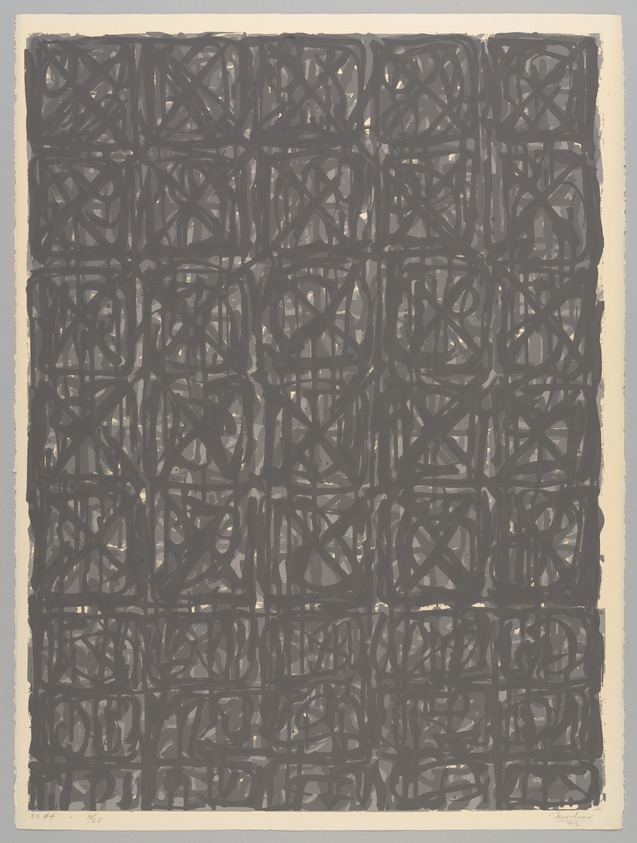 Jack Tworkov (American, born Poland, 1900–1982). <em>SS #4</em>, 1973. Screenprint on paper, sheet: 30 x 22 1/4 in. (76.2 x 56.5 cm). Brooklyn Museum, Gift of the Storm King Art Center, 78.162.54. © artist or artist's estate (Photo: Brooklyn Museum, 78.162.54_PS9.jpg)