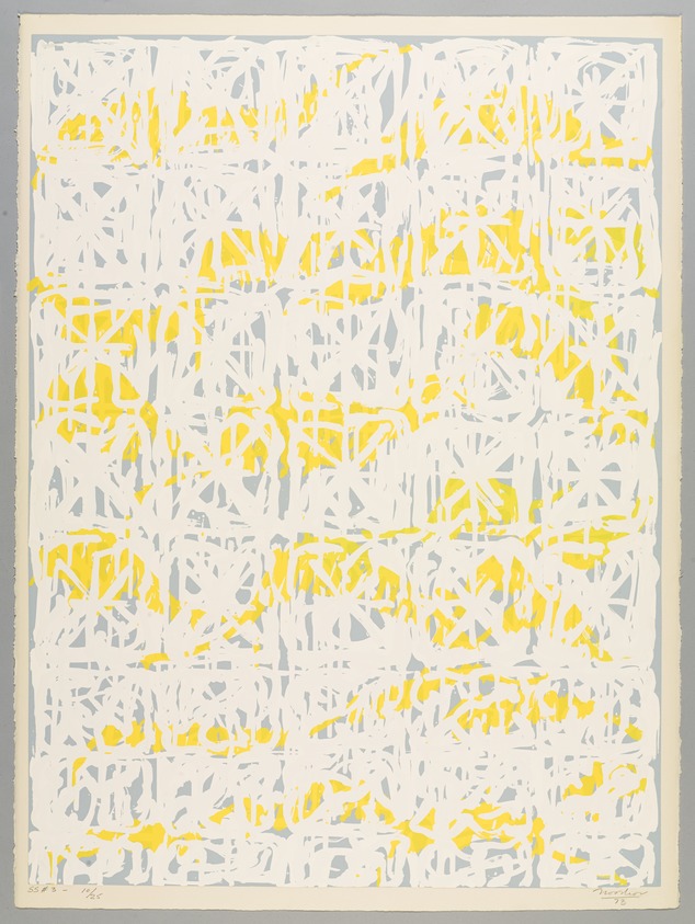 Jack Tworkov (American, born Poland, 1900-1982). <em>SS #3</em>, 1973. Screenprint on paper, sheet: 30 x 22 1/4 in. (76.2 x 56.5 cm). Brooklyn Museum, Gift of the Storm King Art Center, 78.162.55. © artist or artist's estate (Photo: Brooklyn Museum, 78.162.55_PS9.jpg)
