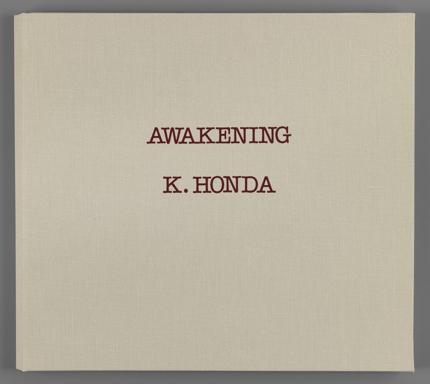 Kazuhisa Honda (Japanese, born 1948). <em>Title and Colophon Pages</em>, 1981., Folio: 10 5/8 x 12 1/16 in. (27 x 30.6 cm). Brooklyn Museum, Gift of Gene Baro, 81.137.1. © artist or artist's estate (Photo: Brooklyn Museum, 81.137.1_view1_cover_IMLS_PS3.jpg)