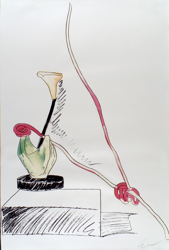 Andy Warhol (American, 1928-1987). <em>[Untitled]</em>, 1974. Screenprint, hand-colored with Dr. Martin's Analine Dyes, 40 7/8 x 27 1/2" (103.8 x 69.2 cm). Brooklyn Museum, Gift of Peter M. Brant, 86.286.12. © artist or artist's estate (Photo: Brooklyn Museum, 86.286.12.jpg)