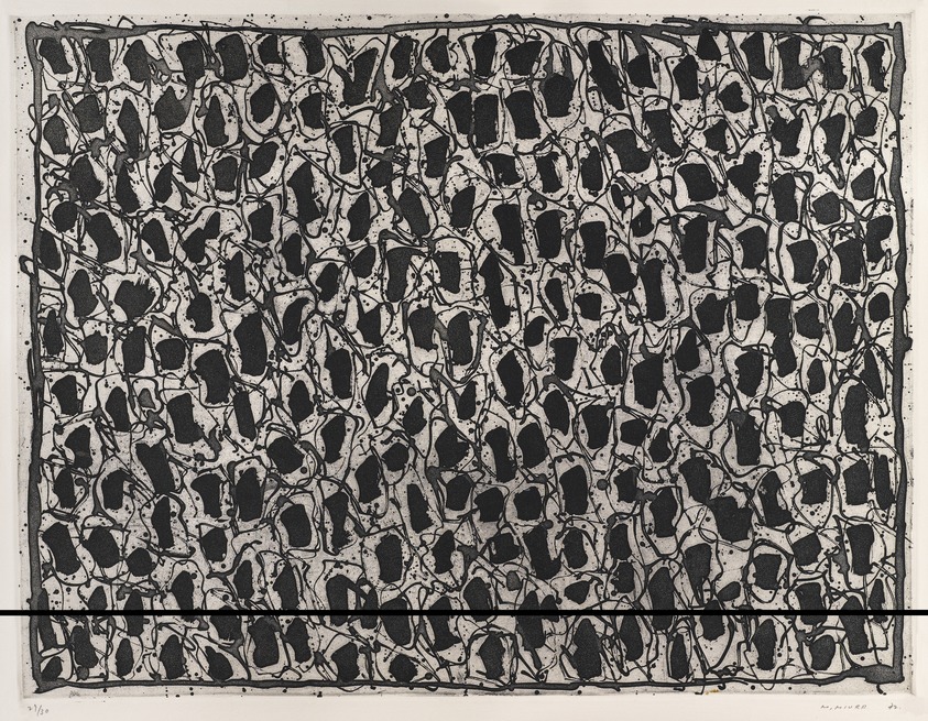 Mitsuo Miura (Japanese, 1946). <em>Untitled</em>, 1972. Aquatint printed with plate tone on paper, sheet: 20 5/8 x 27 5/8 in. (52.4 x 70.2 cm). Brooklyn Museum, Gift of William Dyckes, 86.289.7. © artist or artist's estate (Photo: Brooklyn Museum, 86.289.7_IMLS_PS4.jpg)