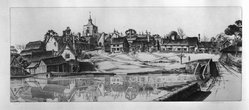 John Taylor Arms (American, 1887-1953). <em>Reflections at Fitchfield</em>, 1938. Etching Brooklyn Museum, Bequest of Louise Seaman Bechtel, 86.38.8. © artist or artist's estate (Photo: Brooklyn Museum, 86.38.8_bw.jpg)