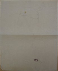 James Brooks (American, 1906-1992). <em>[Untitled] (Midsection and Arm of a Figure)</em>, n.d. Graphite on paper, Sheet: 16 7/8 x 13 13/16 in. (42.9 x 35.1 cm). Brooklyn Museum, Gift of Charlotte Park Brooks in memory of her husband, James David Brooks, 1996.54.129. © artist or artist's estate (Photo: Brooklyn Museum, CUR.1996.54.129.jpg)