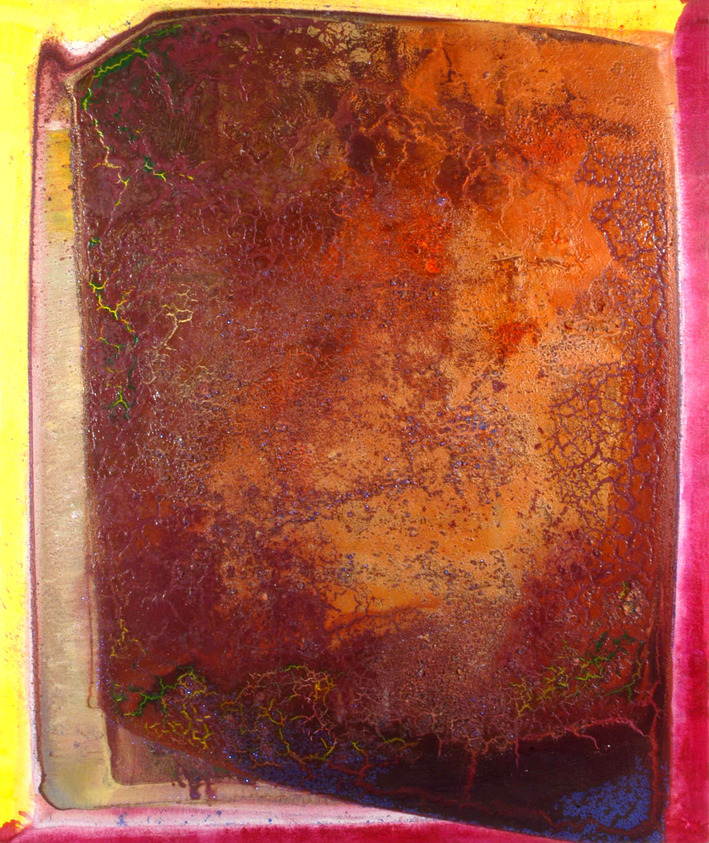 Arlington Weithers (Guyanese, born 1948). <em>Hancock St. Series: Desert Song</em>, 2000. Acrylic on canvas, 72 × 60 in. (182.9 × 152.4 cm). Brooklyn Museum, Gift of Renée Hollingsworth, 2004.57. © artist or artist's estate (Photo: , CUR.2004.57.jpg)