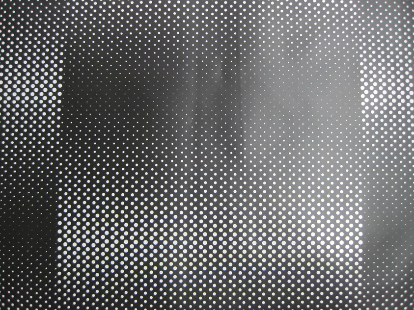 Milton Glaser (American, 1929-2020). <em>Wallpaper, "Dot Matrix" pattern</em>, designed 2011; printed 2012. Printed paper, a: 24 1/4 x 30 in. (61.6 x 76.2 cm). Brooklyn Museum, Gift of Flavor Paper, 2012.61.2a-b. © artist or artist's estate (Photo: Brooklyn Museum, CUR.2012.61.2a-b.jpg)