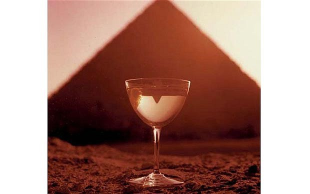 Bert Stern (American, 1929–2013). <em>[Untitled] (Smirnoff, Great Pyramid of Giza)</em>, 1955. Dye transfer print, 36 x 36 in. (91.4 x 91.4 cm). Brooklyn Museum, Gift of Timothy Greenfield-Sanders, 2014.120.1. © artist or artist's estate (Photo: Image courtesy of the artist, CUR.2014.120.1_Stern_photograph.jpg)