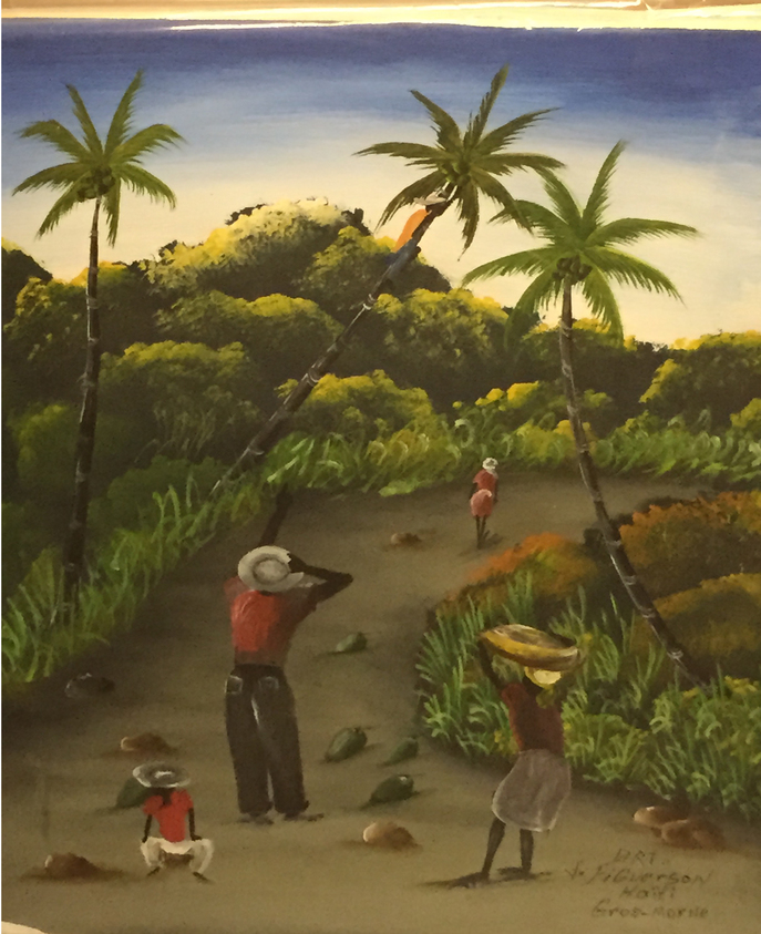Art J. Figuerson (Haitian). <em>Untitled</em>. Oil on canvas, sight: 16 × 12 in. (40.6 × 30.5 cm). Brooklyn Museum, Gift of Vivian D. Hewitt, 2015.14.4. © artist or artist's estate (Photo: Brooklyn Museum, CUR.2015.14.4.jpg)
