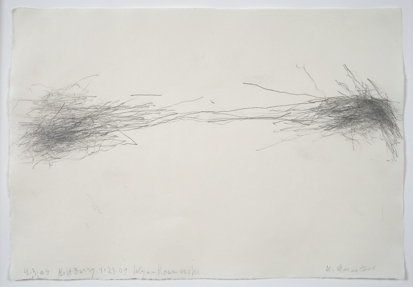 William Anastasi (American, born 1933). <em>Without Title (Subway Drawing)</em>, 2009. Pencil on paper, 8 × 11 1/2 in. (20.3 × 29.2 cm). Brooklyn Museum, Gift of Sarah-Ann and Werner H. Kramarsky, 2017.31.1. © artist or artist's estate (Photo: Image courtesy of Werner H. Kramarsky, CUR.2017.31.1_Kramarsky_photograph.jpg)