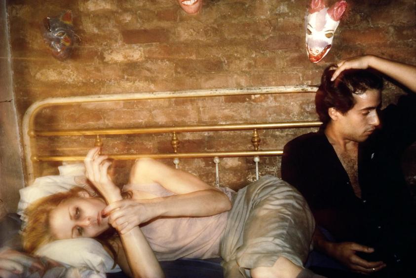 Nan Goldin (American, born 1953). <em>Greer and Robert on (the) Bed</em>, 1982. Silver dye bleach print (Cibachrome), 15 1/2 × 23 3/4 in. (39.4 × 60.3 cm). Brooklyn Museum, Gift of the DiMartino Family Collection, 2017.39. © artist or artist's estate (Photo: , CUR.2017.39_NanGoldin_photograph.jpg)