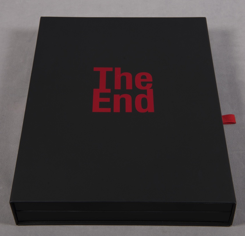  <em>This is the End: Our Closing Project in Three Parts</em>, 2018. Printed book and video book Brooklyn Museum, Gift of Pamela and Arnold Lehman, 2018.63.3a-c. © artist or artist's estate (Photo: Brooklyn Museum, CUR.2018.63.3a-c_view01.jpg)