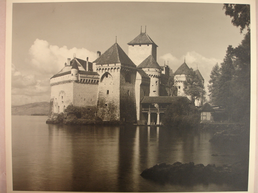 Joseph M. Bing (American). <em>Castle Chillon</em>. Photograph, sheet: 12 x 15 in. (30.5 x 38.1 cm). Brooklyn Museum, Gift of the artist, 41.465 (Photo: Brooklyn Museum, CUR.41.465.jpg)