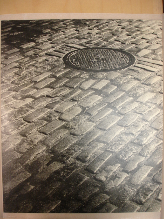 Albert B. Doloff (American). <em>Manhole in Evening Dress</em>. print, 13 1/2 x 16 in. (34.3 x 40.6 cm). Brooklyn Museum, Gift of the artist, 41.614 (Photo: Brooklyn Museum, CUR.41.614.jpg)