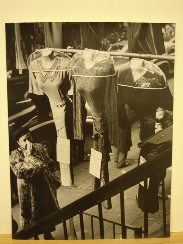 Gaby Mayer. <em>Gowns for Sale</em>. print, 13 1/2 x 10 1/4 in. (34.3 x 26 cm). Brooklyn Museum, Gift of the artist, 52.162.4 (Photo: Brooklyn Museum, CUR.52.162.4.jpg)