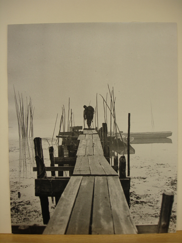 Clemens Kalischer (American, born Germany, 1921–2018). <em>Fisher on the Hudson</em>, 1949. print Brooklyn Museum, Gift of the artist, 53.155.1. © artist or artist's estate (Photo: Brooklyn Museum, CUR.53.155.1.jpg)