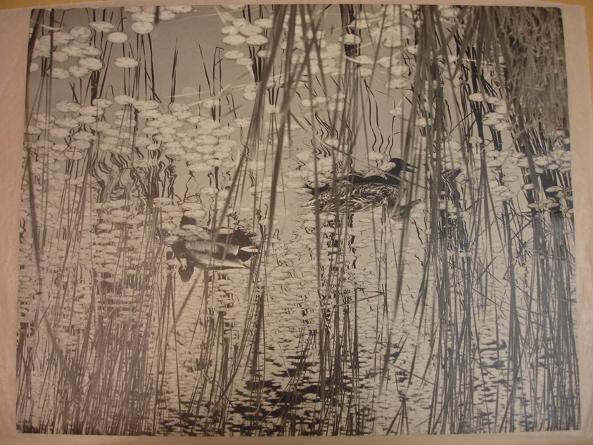 Irving Berman (American). <em>Pond</em>. print Brooklyn Museum, Gift of the artist, 53.156.1 (Photo: Brooklyn Museum, CUR.53.156.1.jpg)