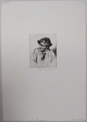 Arthur William Heintzelman (American, 1891-1965). <em>Le Simple</em>. Etching, Sheet: 12 11/16 x 8 7/8 in. (32.2 x 22.5 cm). Brooklyn Museum, Gift of The Louis E. Stern Foundation, Inc., 64.101.220. © artist or artist's estate (Photo: Brooklyn Museum, CUR.64.101.220.jpg)