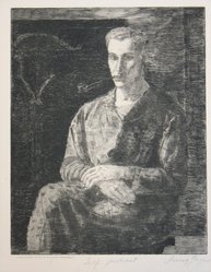 Irving Guyer (American, 1916-2012). <em>Self Portrait</em>, ca. 1931-1938. Etching Brooklyn Museum, Gift of Frieda Ehrlich, 68.57.7. © artist or artist's estate (Photo: Brooklyn Museum, CUR.68.57.7.jpg)
