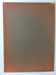 Jules Olitski (American, born Russia, 1922-2007). <em>Untitled (Orange-gray)</em>, 1970. Screenprint, 35 x 26 in.  (88.9 x 66.0 cm). Brooklyn Museum, Gift of Richard Anuszkiewicz, 78.272.25. © artist or artist's estate (Photo: Brooklyn Museum, CUR.78.272.25.jpg)