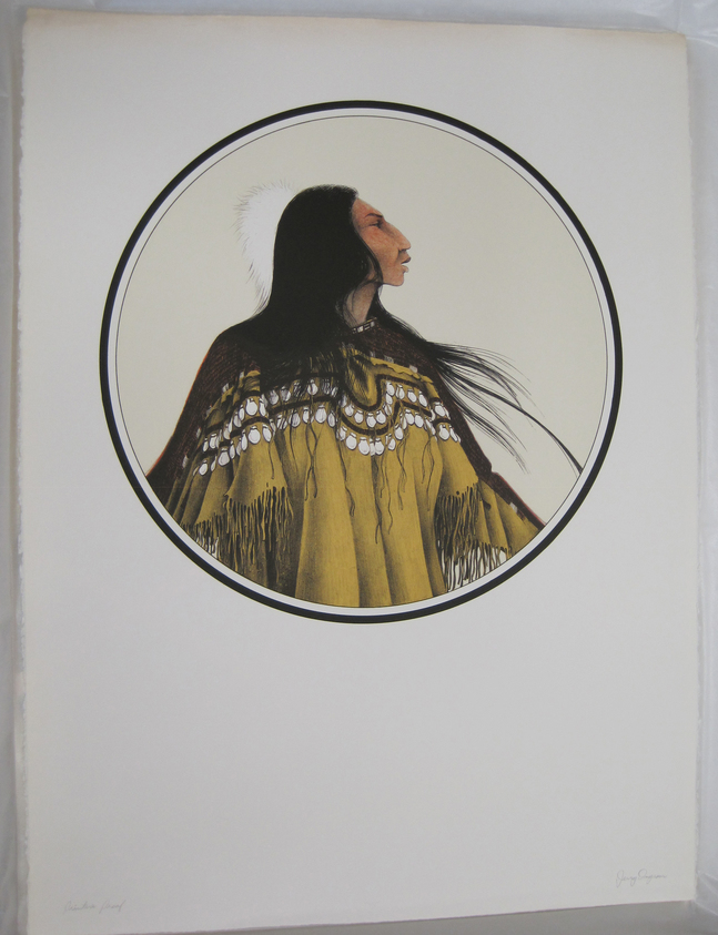 Jerry Ingram (Choctaw, born 1941). <em>Untitled</em>, n.d. Lithograph, Sheet: 30 x 22 7/16 in. (76.2 x 57 cm). Brooklyn Museum, Gift of Martin Rotman, 82.255.13. © artist or artist's estate (Photo: Brooklyn Museum, CUR.82.255.13.jpg)