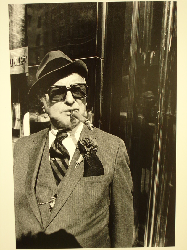 Walter Weiner (American, born 1943). <em>Untitled (Man with Cigar at Trump Tower)</em>. Gelatin silver print Brooklyn Museum, Gift of Peter J. Golden, 85.239.1. © artist or artist's estate (Photo: Brooklyn Museum, CUR.85.239.1.jpg)