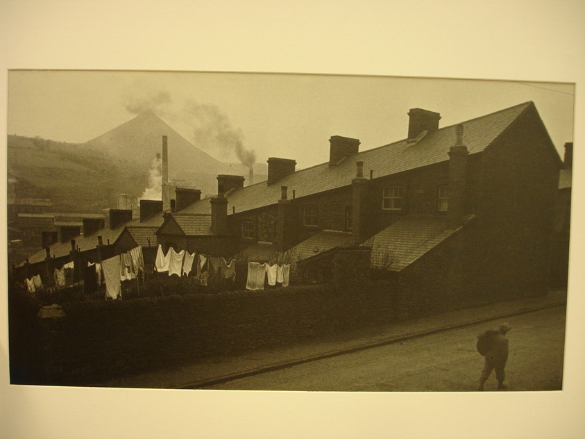 W. Eugene Smith (American, 1918-1978). <em>[Untitled] (Row Houses)</em>, 1950. Gelatin silver photograph, Sheet: 7 1/2 x 13 1/2 in. (19.1 x 34.3 cm). Brooklyn Museum, Gift of Philip Goutell, 87.245.56. © artist or artist's estate (Photo: Brooklyn Museum, CUR.87.245.56.jpg)