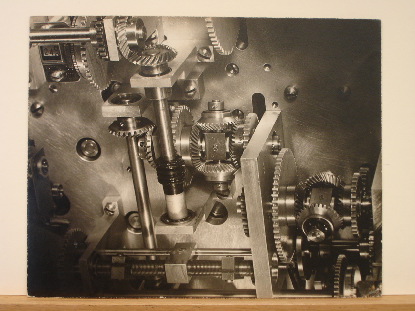 Henri Janson (American). <em>Untitled (Machinery Gears)</em>, ca.1948. Gelatin silver print, 10 1/4 x 12 7/8 in. (26 x 32.7 cm). Brooklyn Museum, Gift of Alan Schlussel, 88.211.1. © artist or artist's estate (Photo: Brooklyn Museum, CUR.88.211.1.jpg)