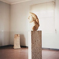 Yto Barrada (French, born 1971). <em>Untitled (Archaeological Museum, Rabat)</em>, 2013–2015. Dye coupler print, sheet: 11 5/16 × 11 5/16 in. (28.7 × 28.7 cm). Brooklyn Museum, The Sir Mark Fehrs Haukohl Collection at Los Angeles County Museum of Art and Brooklyn Museum, purchased with funds provided by the Ralph M. Parsons Fund, 2023.22.2. © artist or artist's estate (Photo: Photo: LACMA, CUR_2023.22.2_overall.jpg)