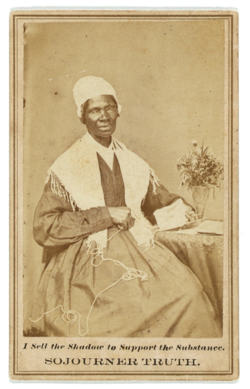 <p><em>Sojourner Truth</em>, circa 1864. Library of Congress, Prints and Photographs Division, Gladstone Collection, Washington, D.C., LC-USZC4-6165</p>